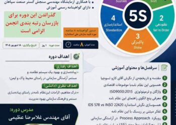 برگزاری دوره آموزشی 5 اس